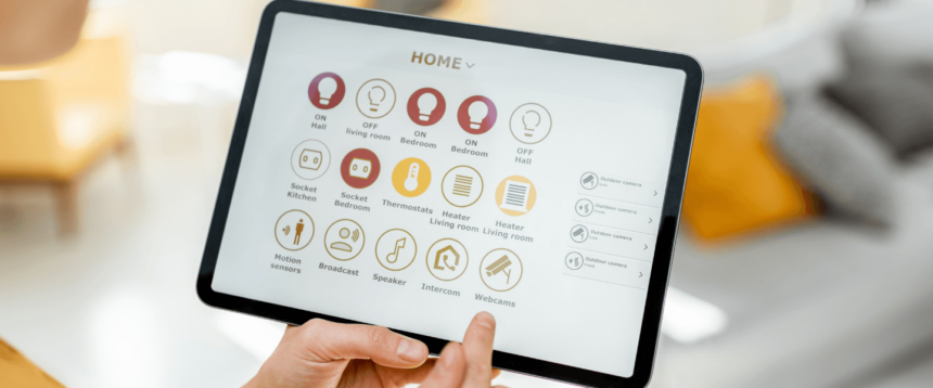 sécurité domotique dans une maison neuve