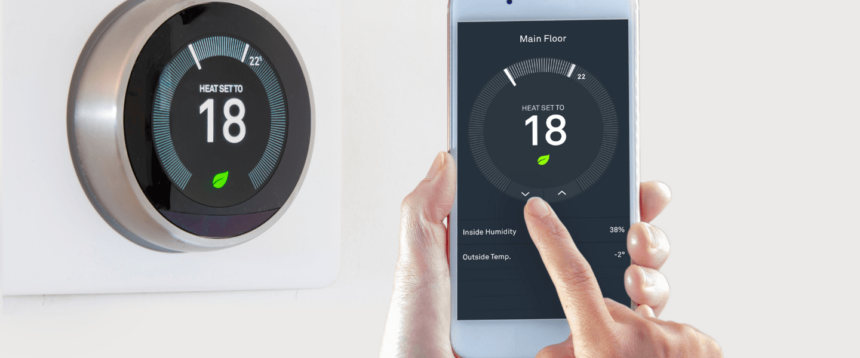thermostat domotique maison neuve