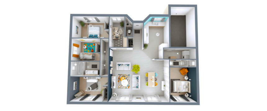 maison 4 chambres