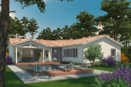 Plan de maison en L : caractéristiques et avantages
