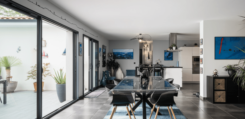 maison contemporaine lumineuse