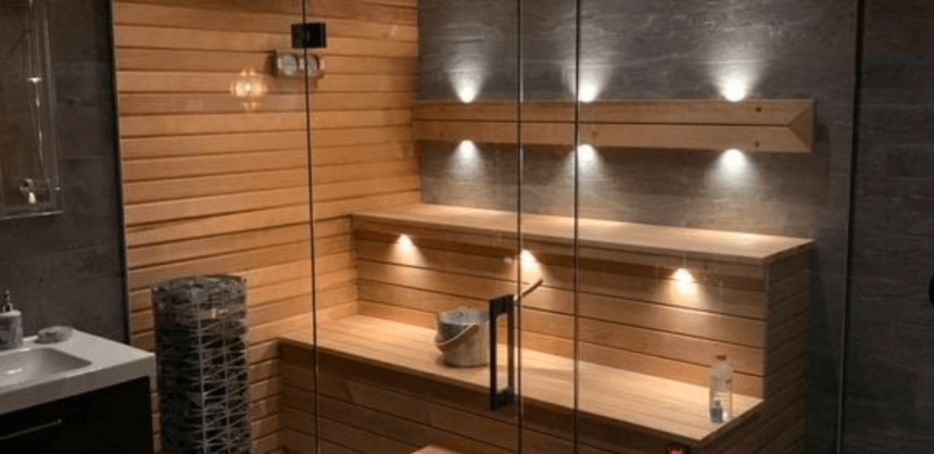 installer un sauna dans une salle de bain de suite parentale