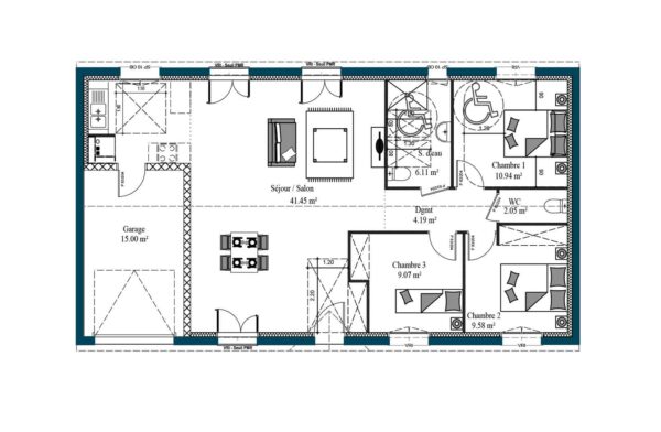 Le plan rectangulaire : idéal pour une maison contemporaine