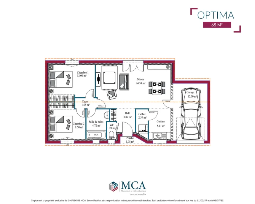 Optima - 65 m2