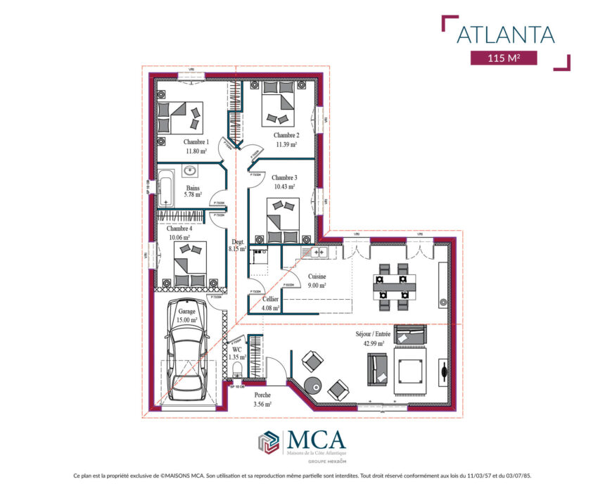 Atlanta - 115 m2