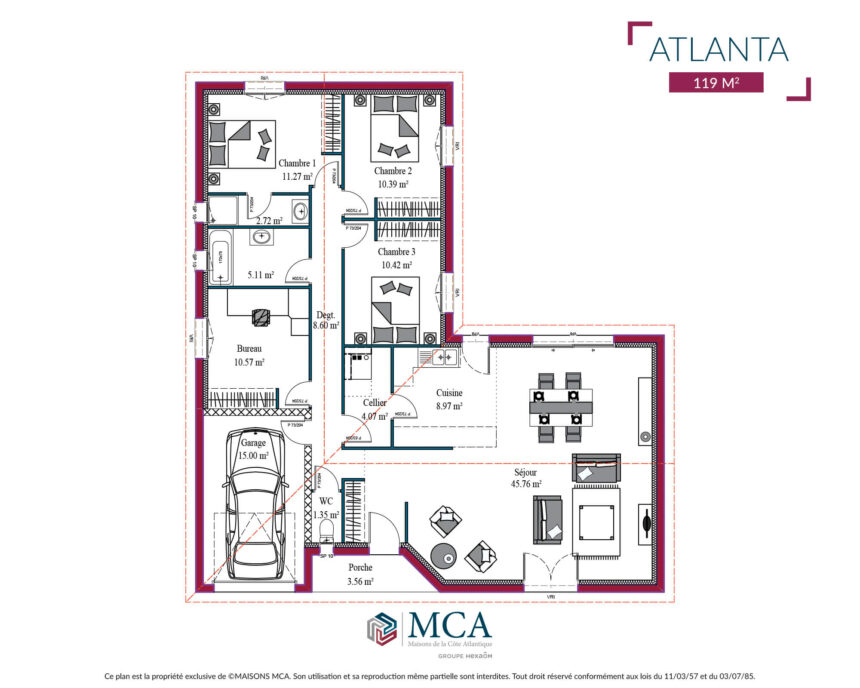 Atlanta - 119 m2