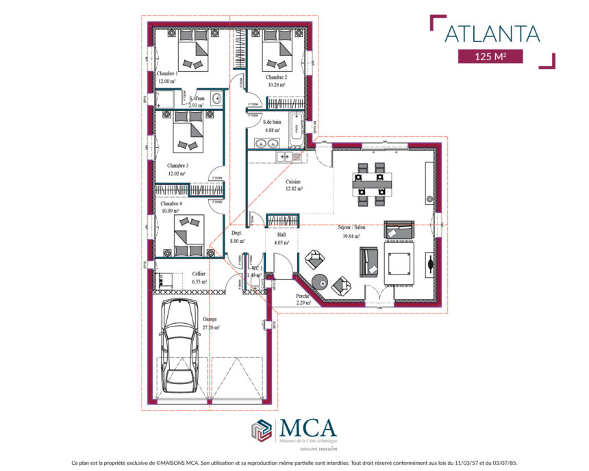 Atlanta - 125 m2