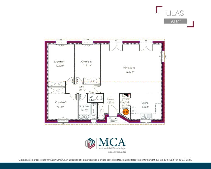 Lilas - 90 m2