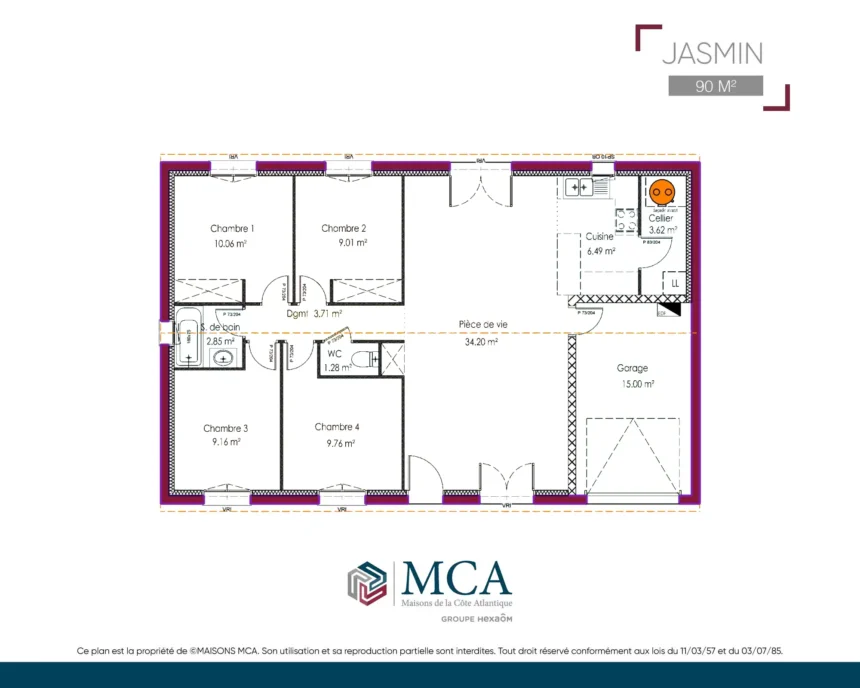 Jasmin - 90 m2