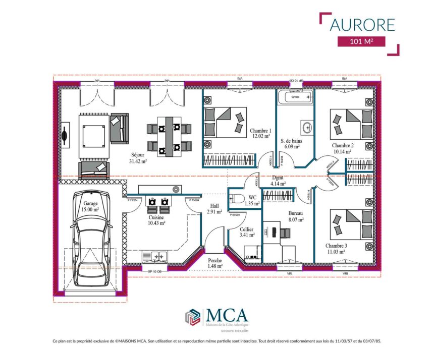 Aurore - 101 m2
