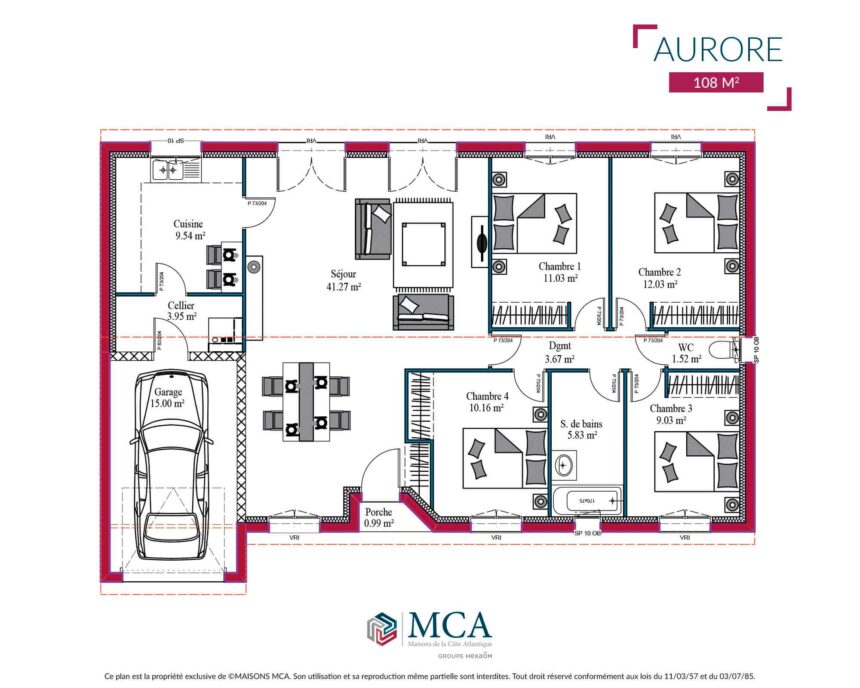 Aurore - 108 m2