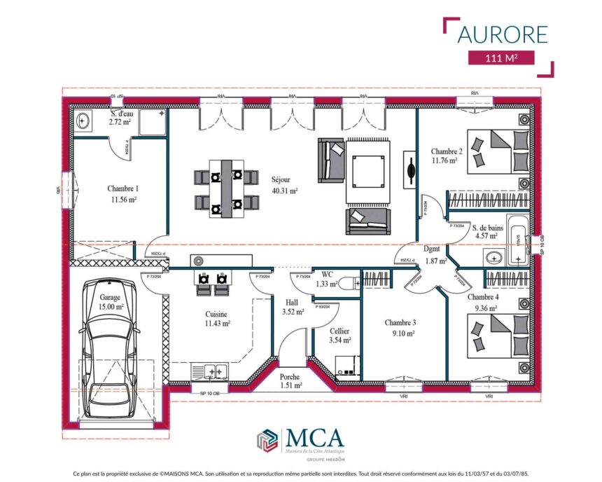 Aurore - 111 m2