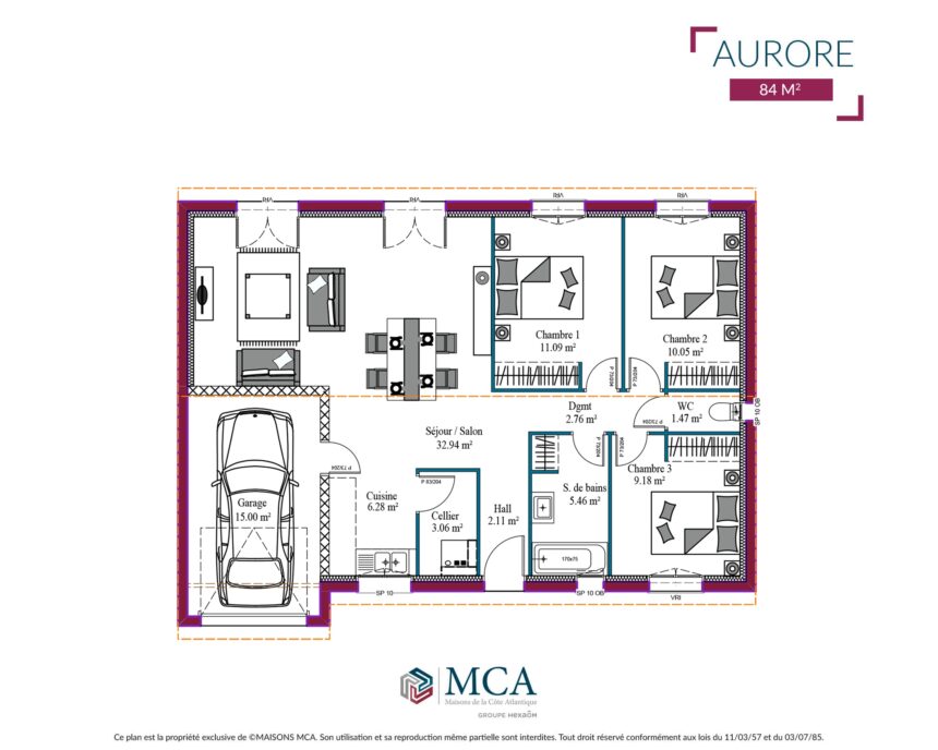 Aurore - 84 m2