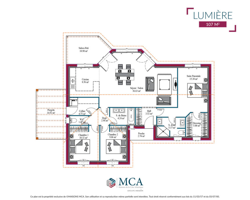 Lumière - 107 m2