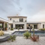 Maison moderne dans les Landes