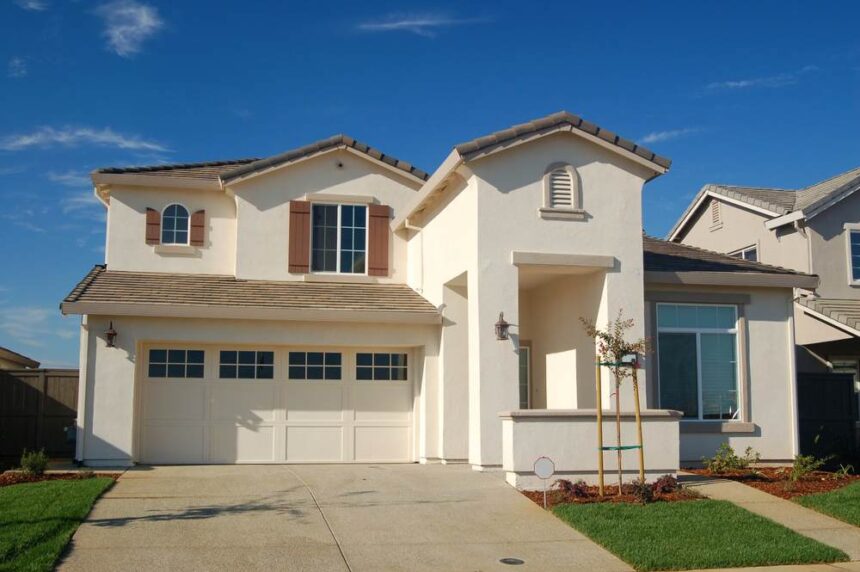 Le terrain d’une maison individuelle