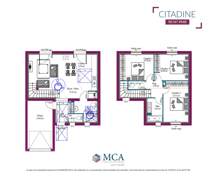 Citadine - 90 m2