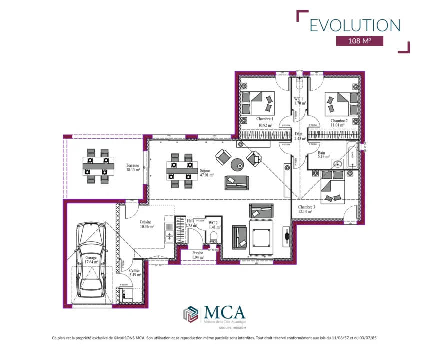 Évolution - 108 m2