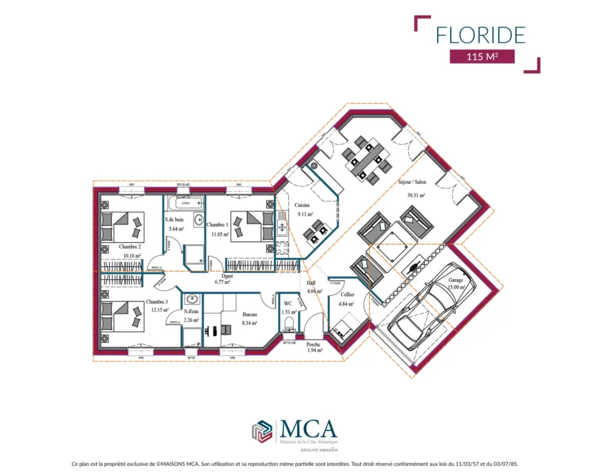 Floride - 115 m2