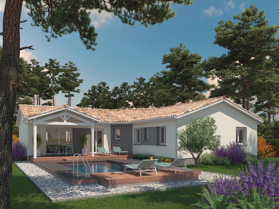 Maison à construire à Lagorce (33230)