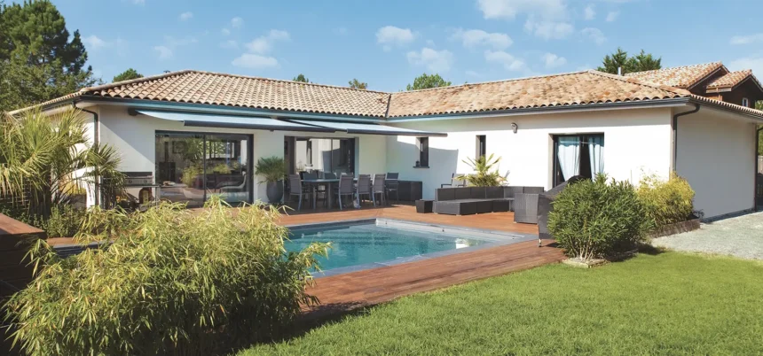 Maison en L dans le Médoc