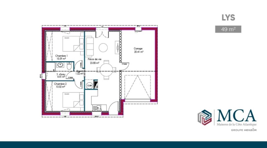 Maison à construire à Laugnac (47360)