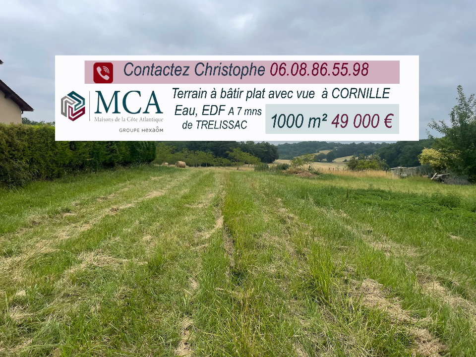 Terrain à bâtir à Cornille (24750)