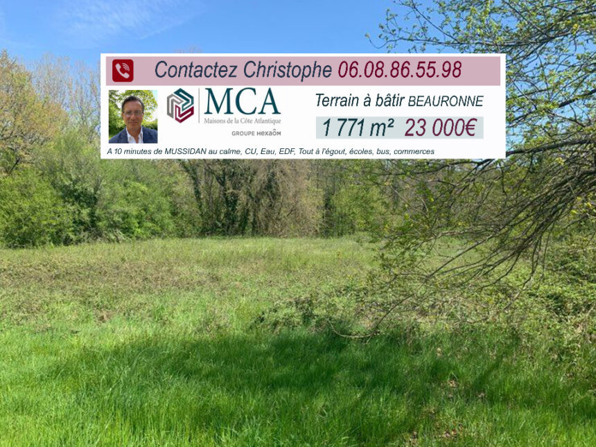 Terrain à bâtir à Mussidan (24400)
