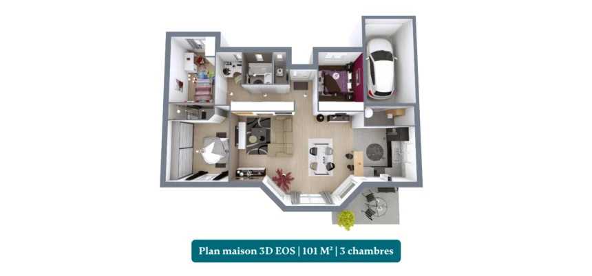Plan maison 3D