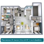 Plan maison 3D