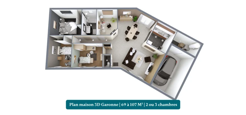 Plan maison 3D