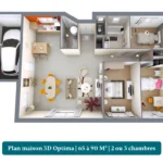 Plan maison 3D