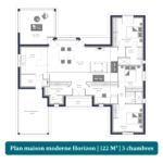 Plan maison moderne