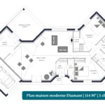 Plan maison moderne