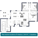 Plan maison moderne