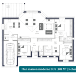 Plan maison moderne