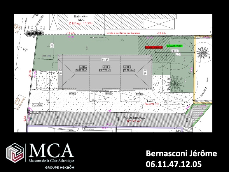 Terrain à bâtir à Ambarès-et-Lagrave (33440)