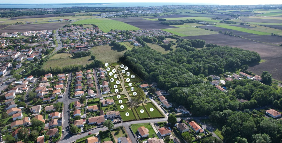 Terrain à bâtir à Médis (17600)