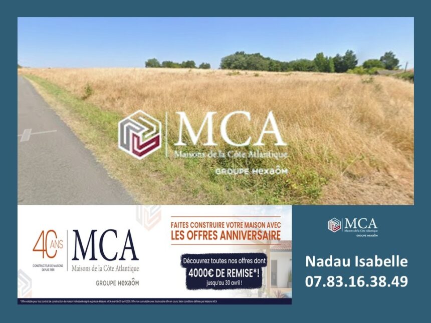 Terrain à bâtir à Saint-Georges-des-Agoûts (17150)