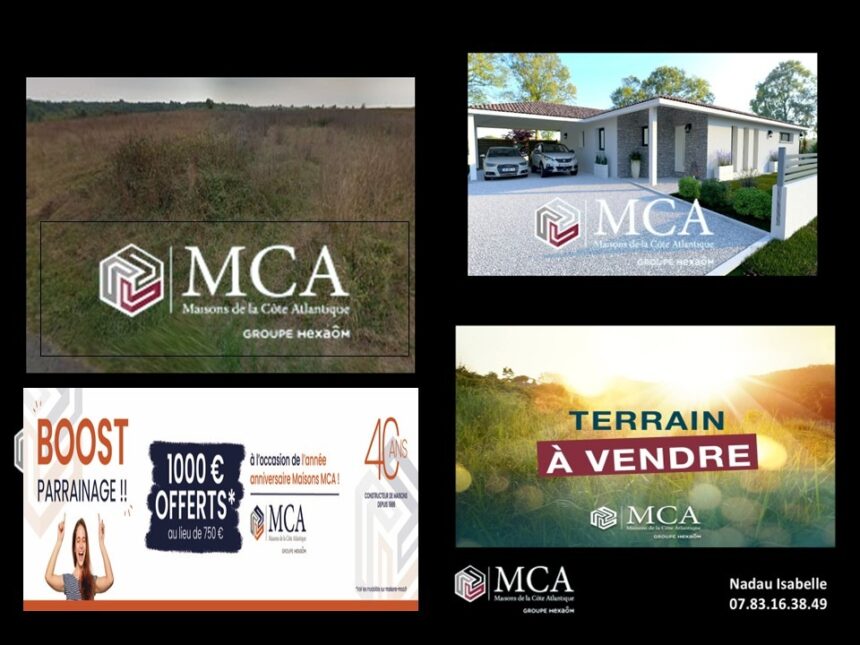 Terrain à bâtir à Cartelègue (33390)