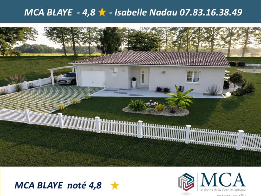 Maison à construire à Saint-Savin (33920)