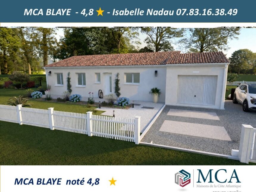 Maison à construire à Saint-Savin (33920)