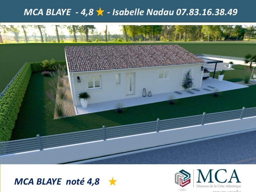 Maison à construire à Saint-Savin (33920)