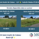 Terrain à bâtir à Saint-André-de-Cubzac (33240)