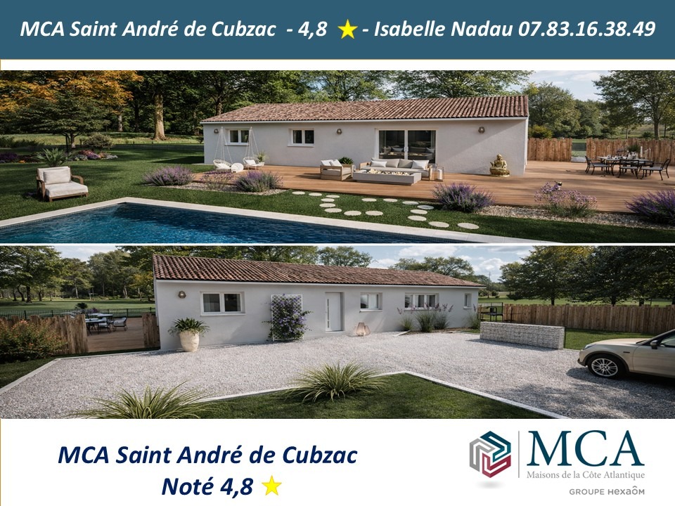 Maison à construire à Saint-Savin (33920)