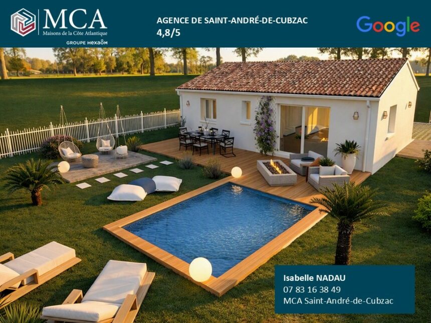 Maison à construire à Saint-Laurent-d’Arce (33240)