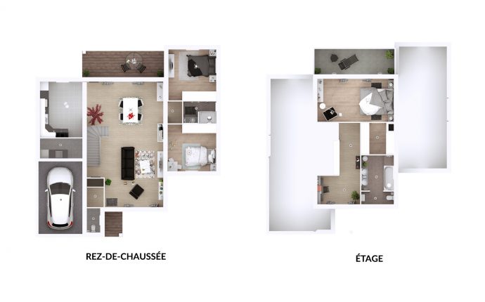 Plan 3D Eden | 115 et 126 m² 