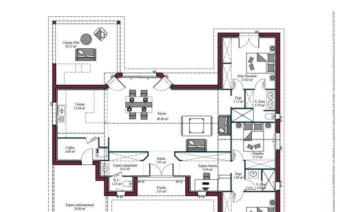 Plan maison Horizon | 122 m²